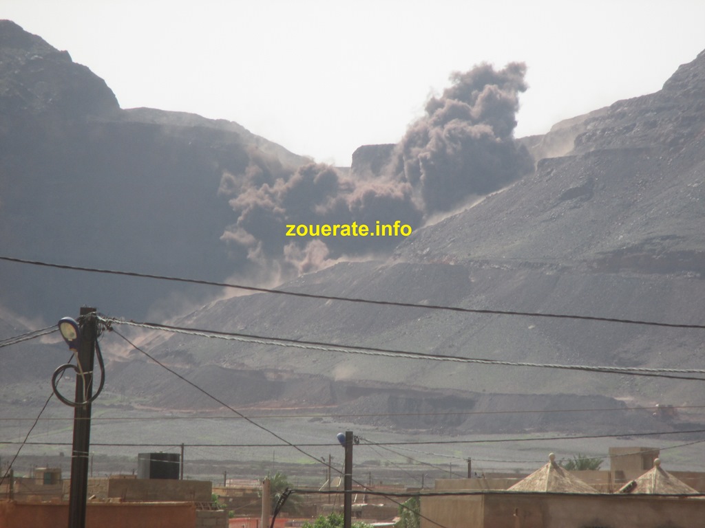 صورة من تفجير اليوم الأحد 15-11-2015 في منطقة T6 قرب ازويرات 