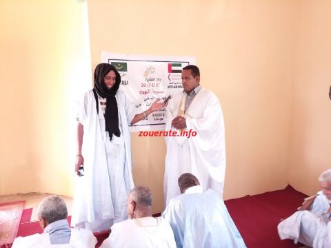 العمدة المساعد خلال كلمته في مسجد الهدى 