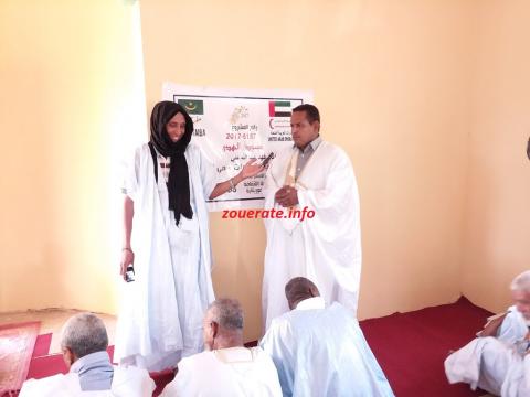العمدة المساعد خلال كلمته في مسجد الهدى
