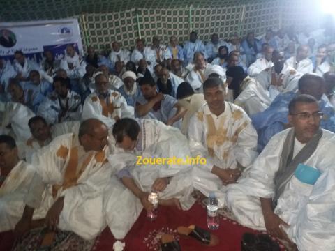جانب من أمسية سياسية أقامتها المجموعة الشهر الماضي في ازويرات
