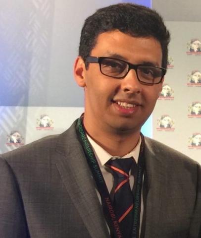 رئيس المنظمة الجديدة الشاب أحمد ولد باي نجل عمدة الزويرات الشيخ ولد باي