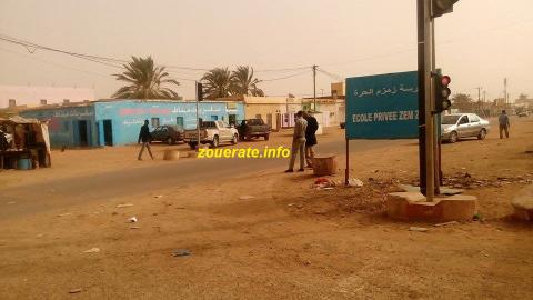 أحد عناصر أمن الطرق في ازويرات بزيه الجديد صباح اليوم