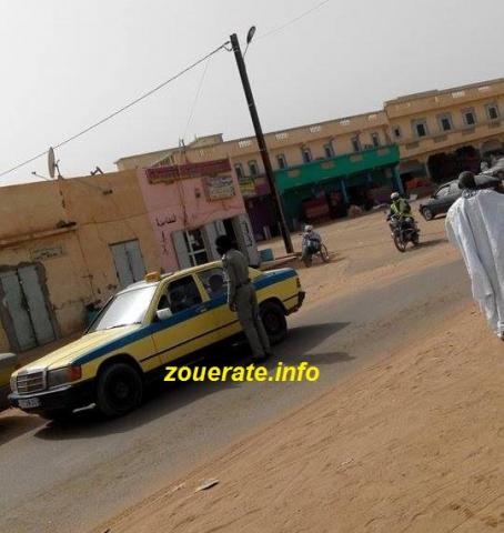 أحد عناصر أمن الطرق في ازويرات بزيه الجديد صباح اليوم