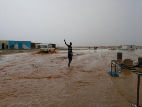 امطار اليوم في العيون بالصحراء الغربية -الصورة للمستقبل الصحراوي