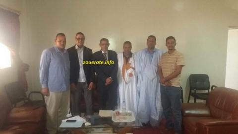 صورة من اجتماع قادة التكتل اليوم مع الوالي