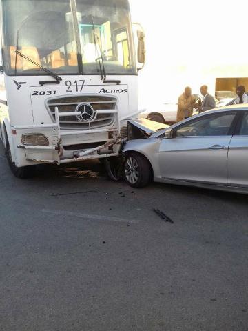 صورة من الحادث- من صفحة المدون أحمد باب