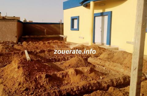 توسعة المسجد في مرحلة وضع الأساسات