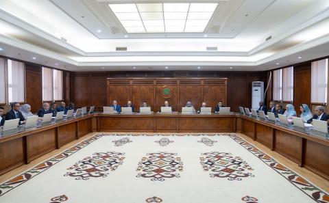 أول إجتماع للحكومة الجديدة