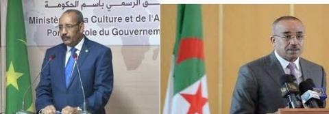 وزيرا الداخلية الموريتاني والجزائري 