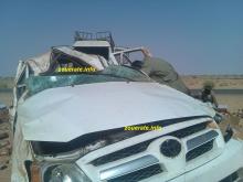 صورة السيارة في مكان الحادث اليوم
