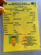 ترخيص سلاح ولد اكليب الصادر عن الأمن الموريتاني - الصورة من صفحة بوسيف