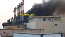 المحطة الكهربائية المركزية لاسنيم ازويرات اثناء حريق سابق-أرشيف